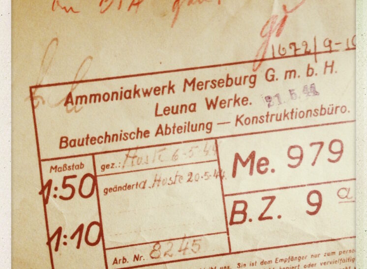 Leuna Werke Zeichnung