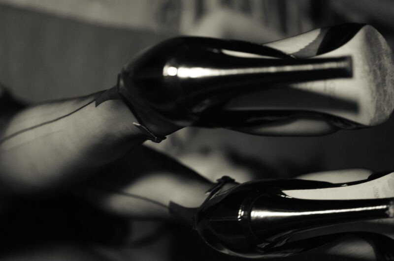 Underpart of high heels and ff nylons