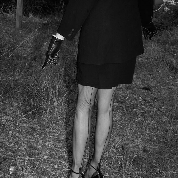 Nahtnylons bei Pilz in der Natur