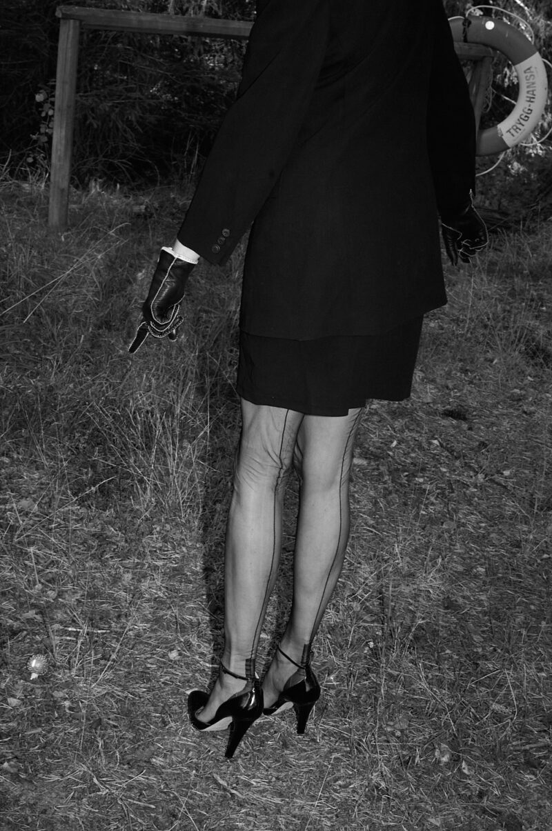 Nahtnylons bei Pilz in der Natur