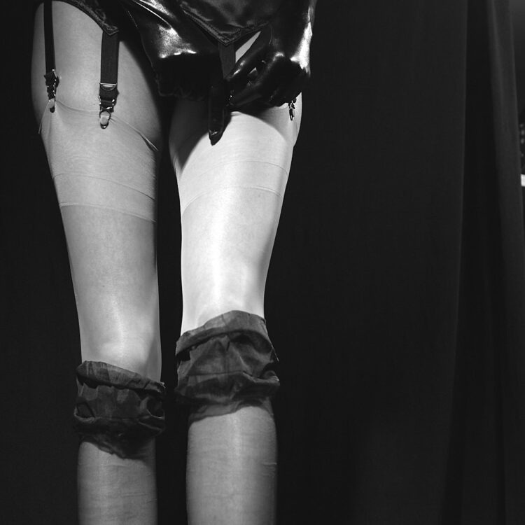 Schon wieder Nylons in Großaufnahme