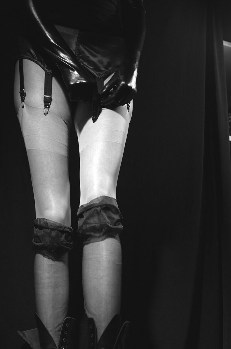 Schon wieder Nylons in Großaufnahme