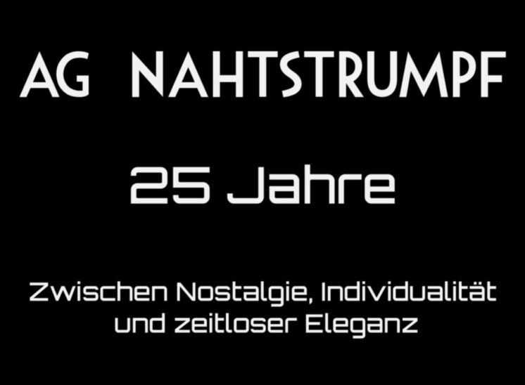 Grafik 25 jahre AG Nahtstrumpf