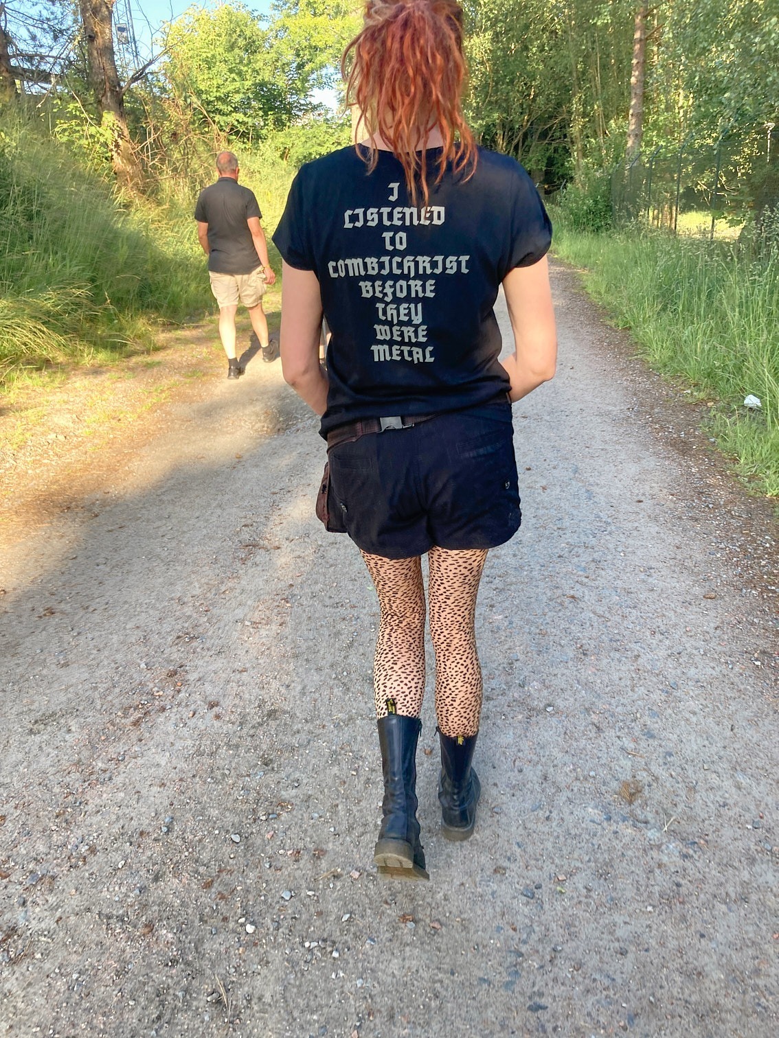 Wolford Strumpfhose zum Musikfestival getragen