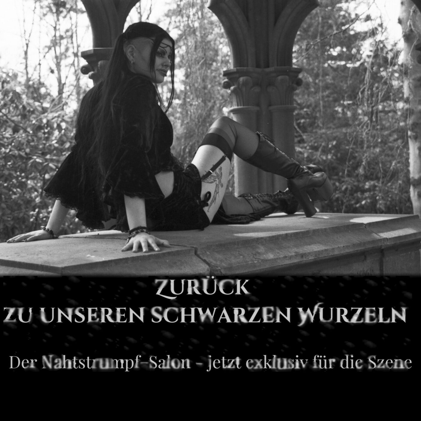 Titelbild zur Ankündigung Nahtstrumpf-Salon, ein Forum für die Gothicszene