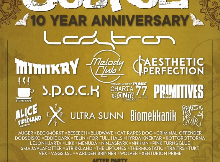 Flyer Subkult Festivalen 2026 Trollhättan Sweden